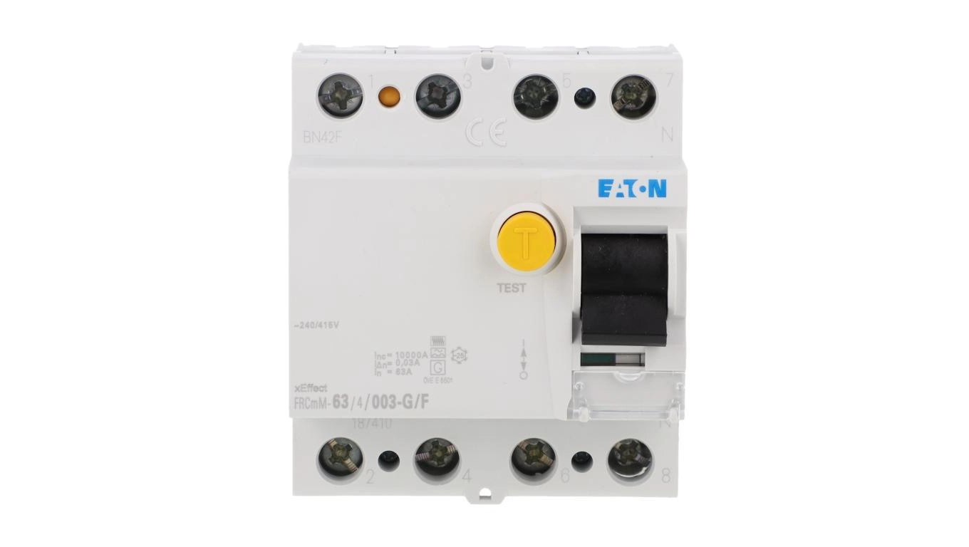 Residual current circuit breaker 10kA  FRCMM-63/4/003-G/F