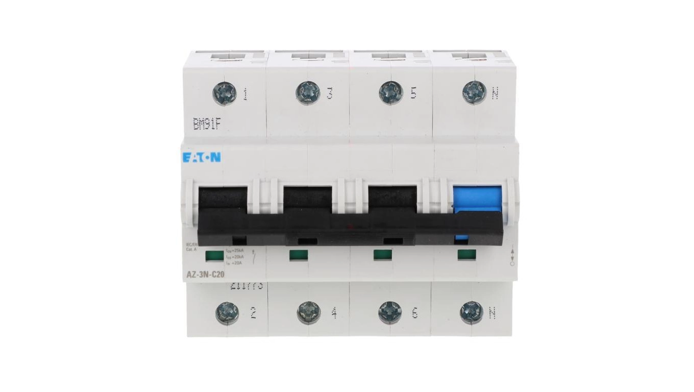 Circuit breaker 3P+N C 20A 25kA