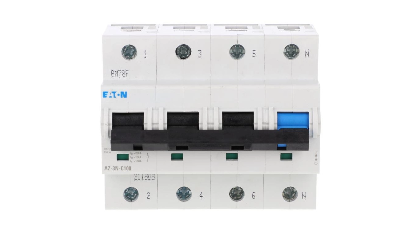 Circuit breaker 3P+N C 100A 20kA