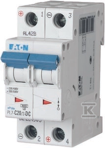 Circuit breaker 2P C 20A 10kA
