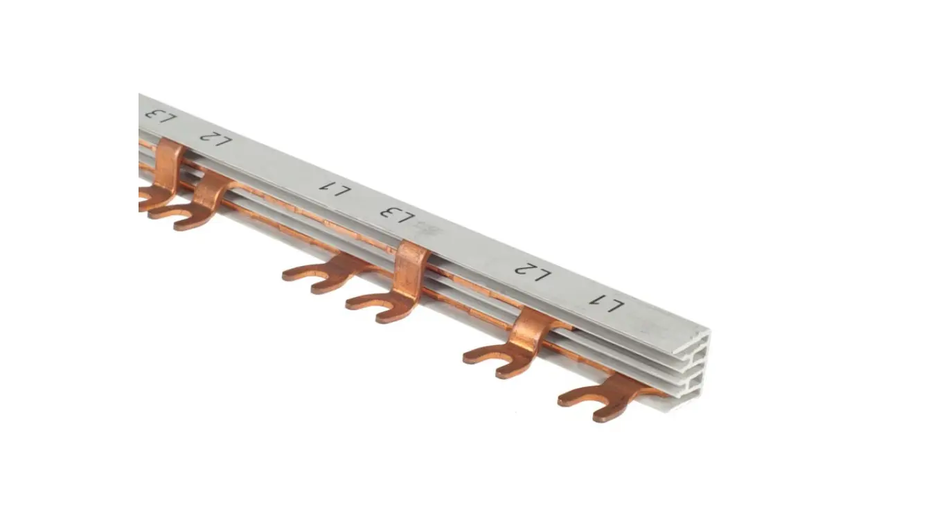 Connecting busbar 3P 63A 10mm² fork-type
