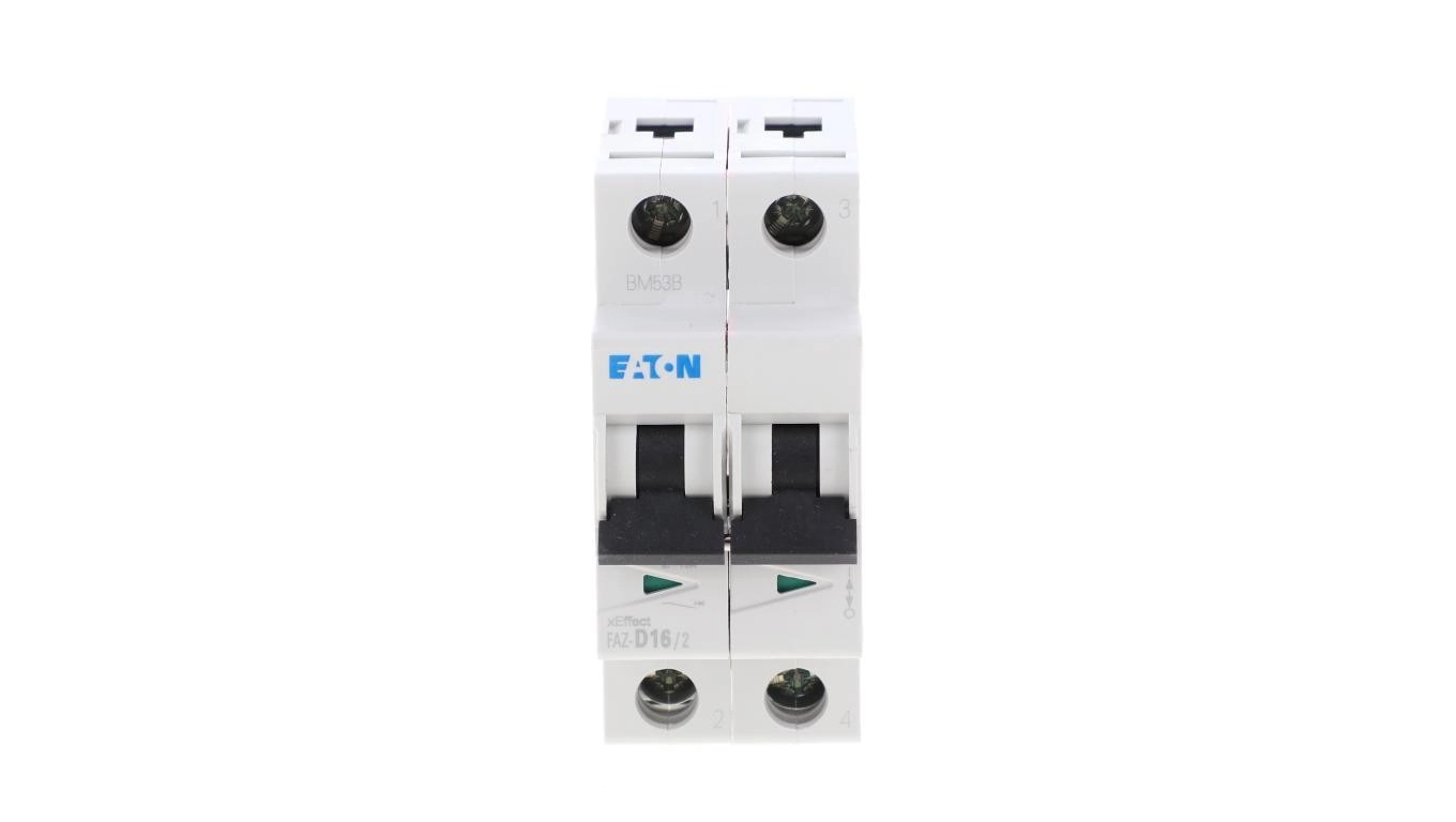 Power switch 2P D 16A 15kA