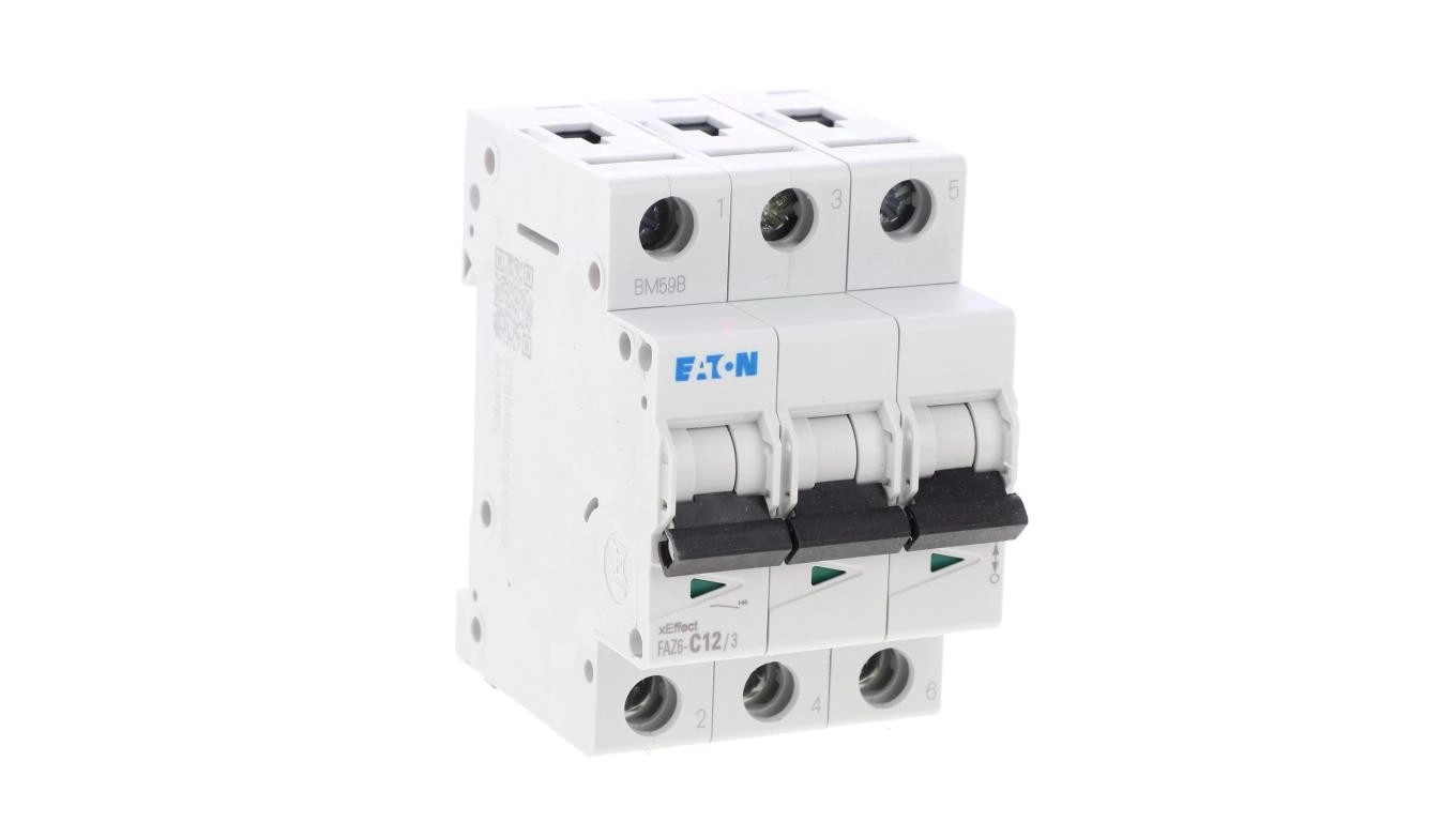 Power switch 3P C 12A 6kA