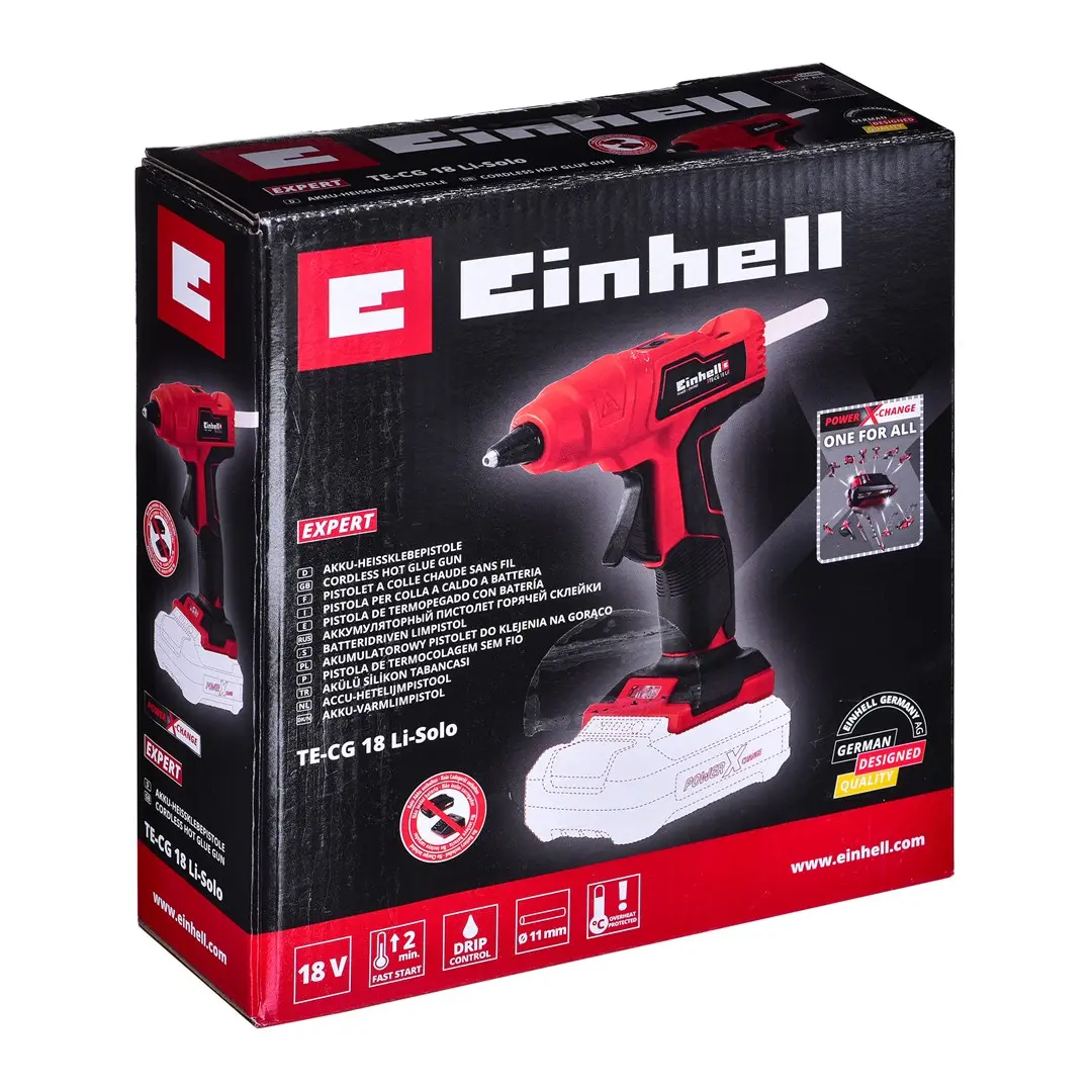 Einhell cordless hot glue gun TE-CG