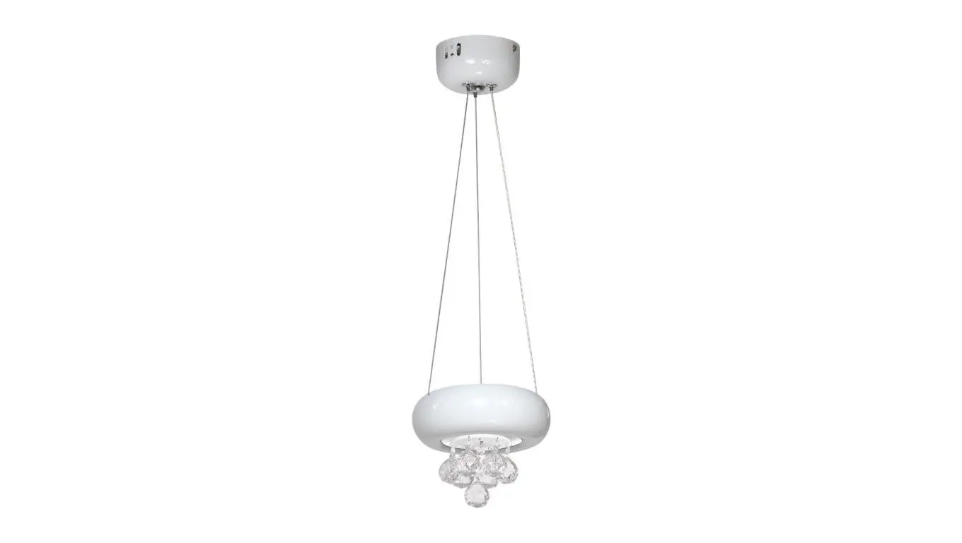 Hanging lamp lux bianco 1x6W LED