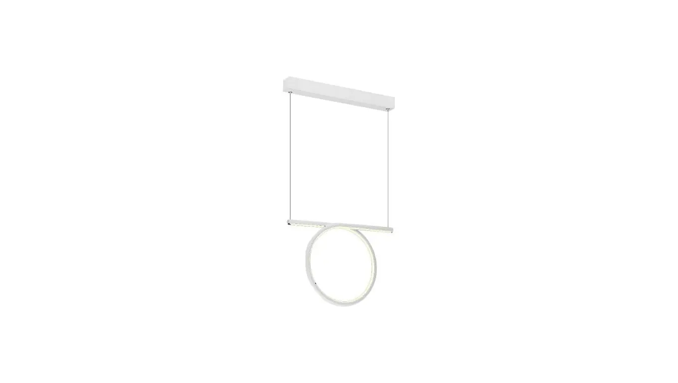 LOOP WHITE 20W LED HANGING LAMP