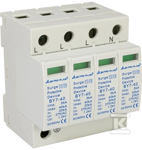 Elektro-Plast Surge arrester B+C 4P (T1+T2