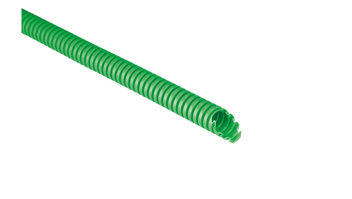 Corrugated pipe 750N green self-gasnaca PV