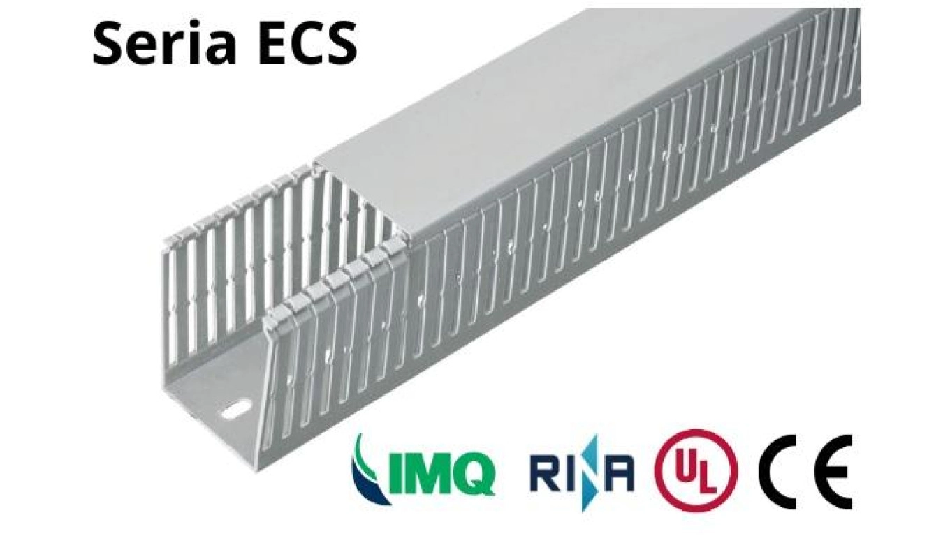 Self-extinguishing comb tray 4/6/4 25x100 gray
