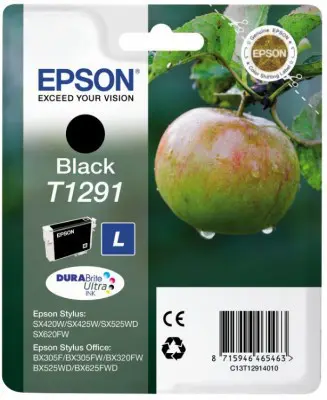 Epson Apple Singlepack Black T1291 DURABrite