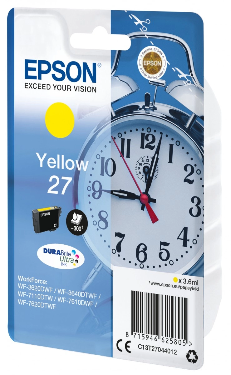 Epson Alarm clock Singlepack Yellow 27