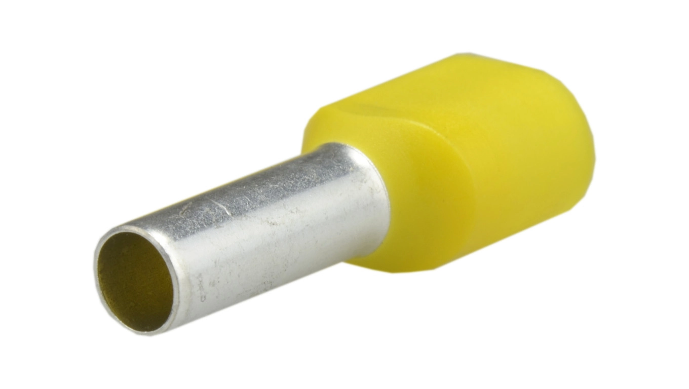 Double insulated sleeve end /yellow/ TV