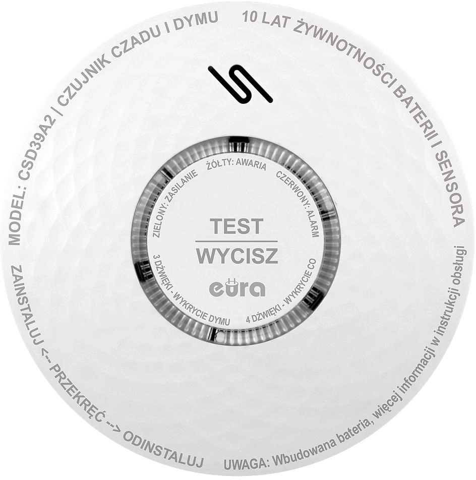 SMOKE AND CARBON MONOXIDE DETECTOR CSD-39A2