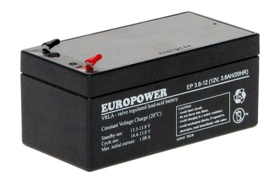 Europower Akumulator 12V 3.6Ah AGM