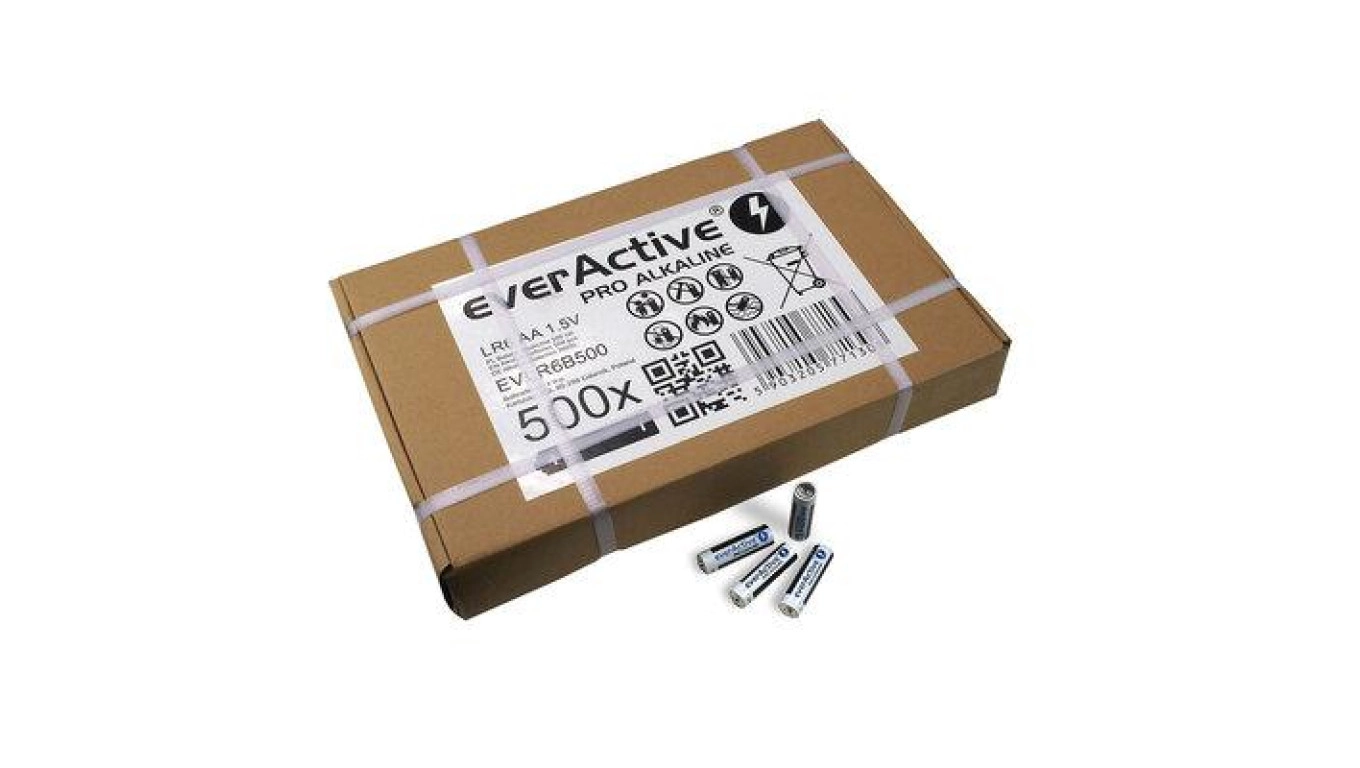 LR6 500-tray (bulk) EverActive Pro Alkaline