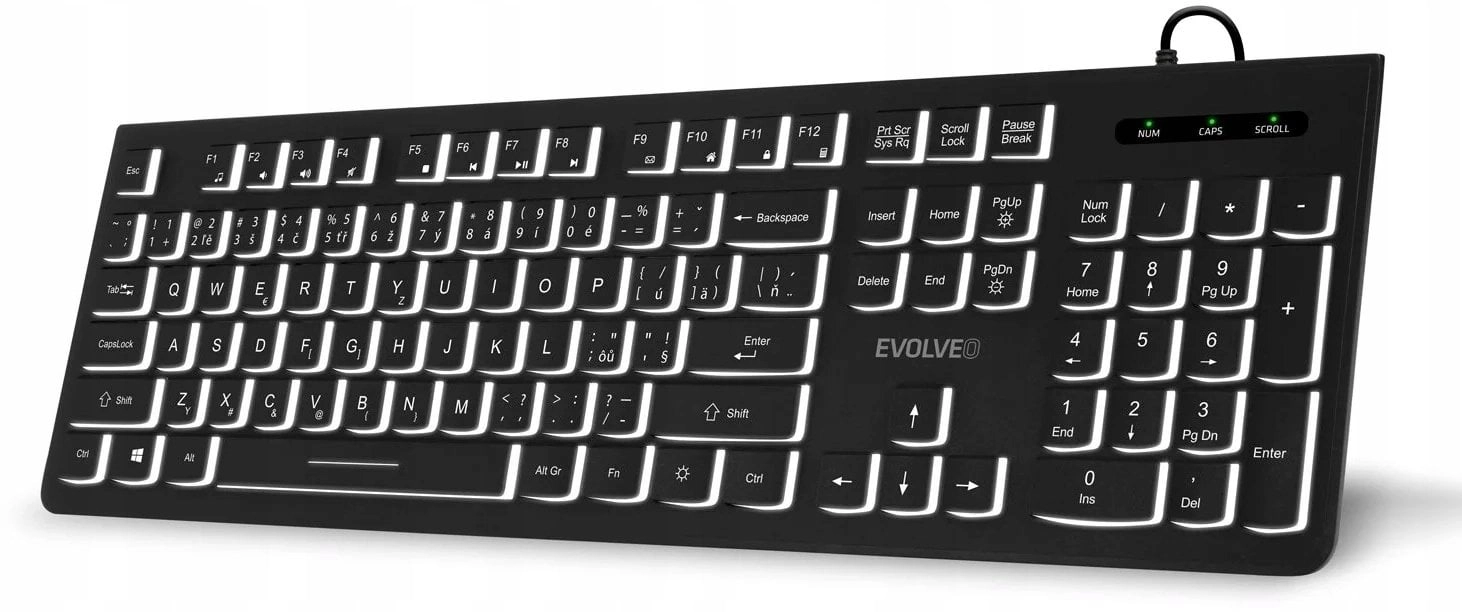 EVOLVEO K1010  silent keyboard with white