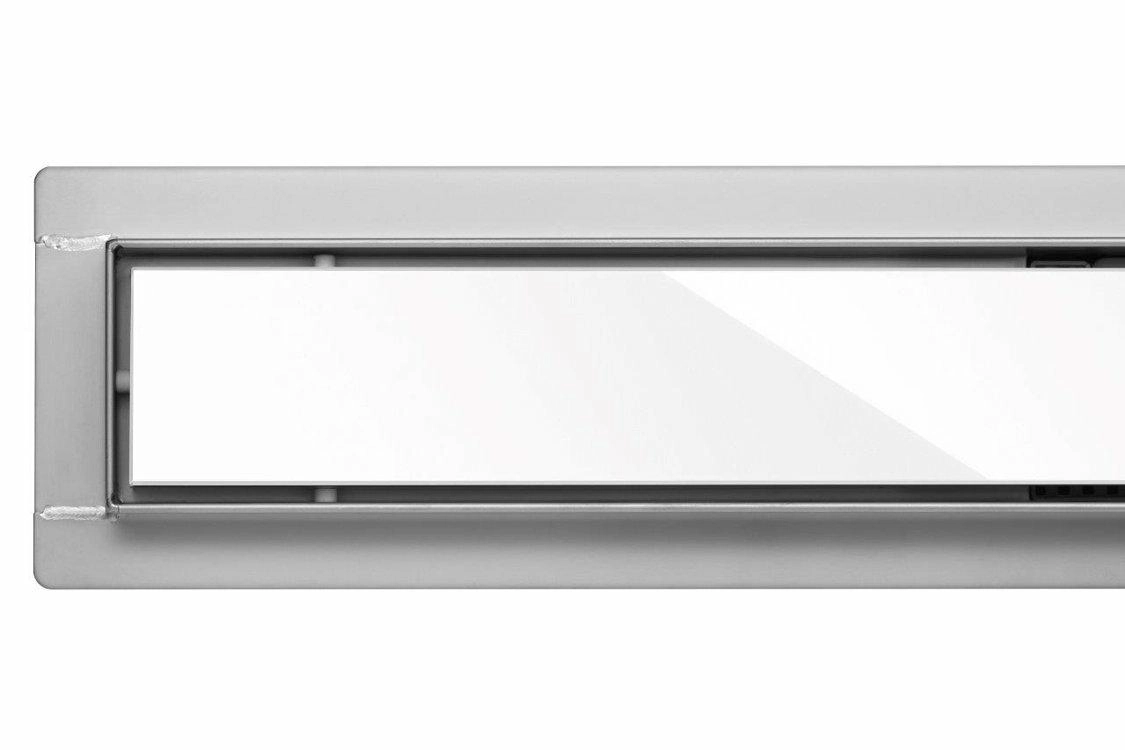 FALA ODPŁYW LINIOWY WHITE GLASS 70cm