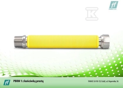 Famas Przewód gazowy rozciągliwy DN15 350-500mm