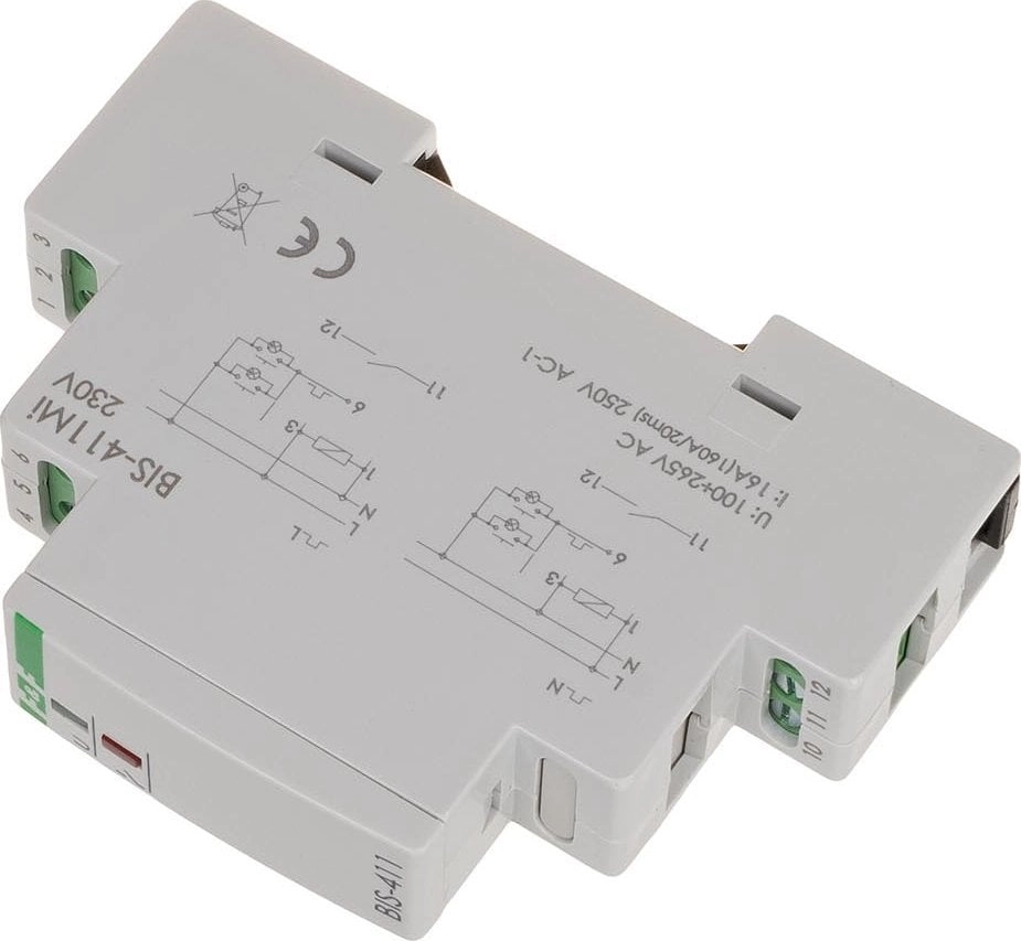 Bistable relay with timer switch and