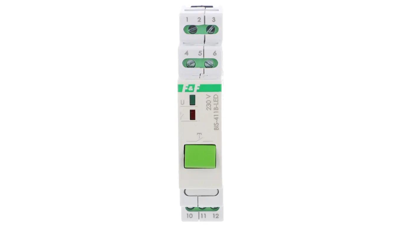 FF Bistable relay with a button