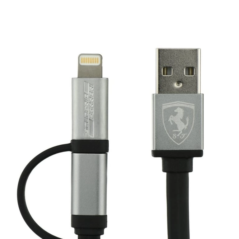 Ferrari charger FEBCCCBUNBK 2in1 MFI lightning/micro