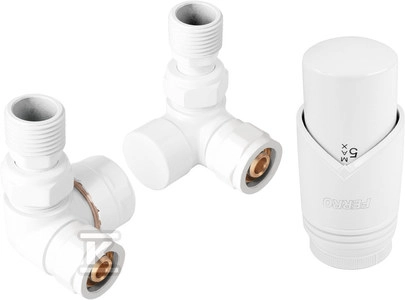 ZEST.THERMOST.DEKOR.AXIAL  WHITE  ZTO30WH