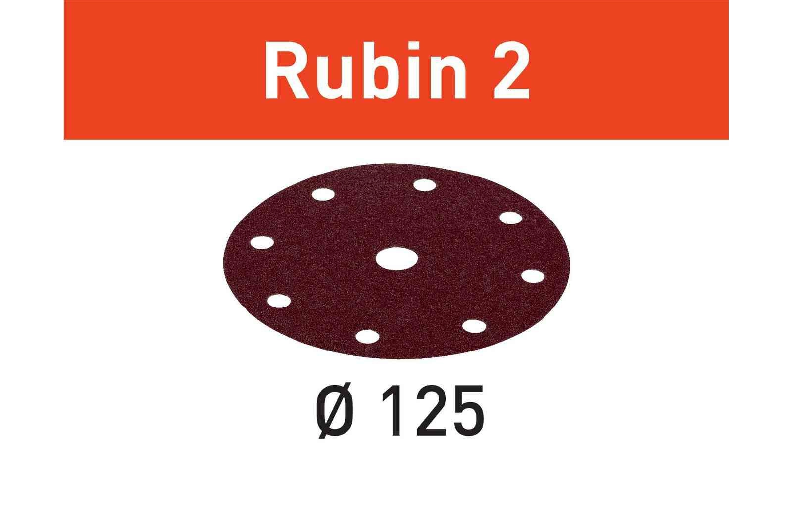 ABRASIVE DISCS RUBIN2 STF D125/8 P150