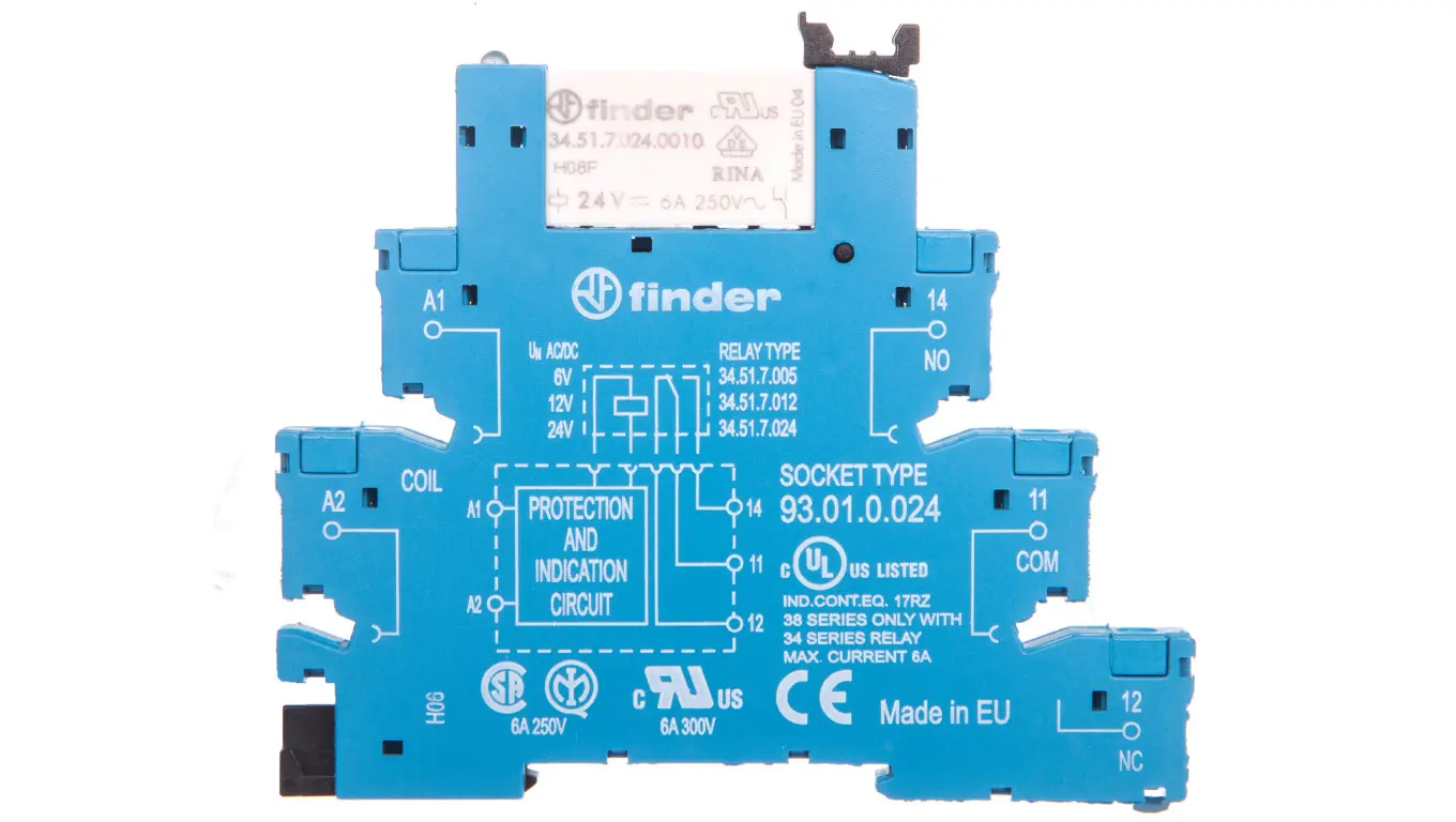 Finder Relay coupling module 6.2mm