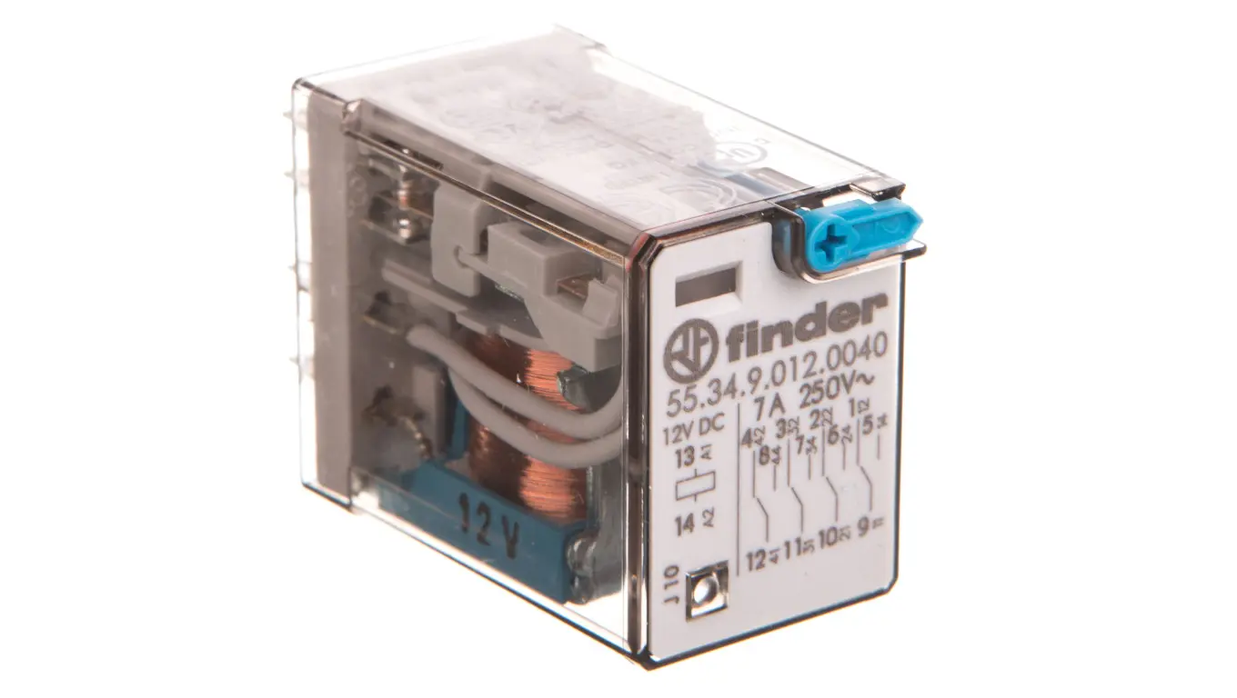 Finder Plug In Relay  12V dc