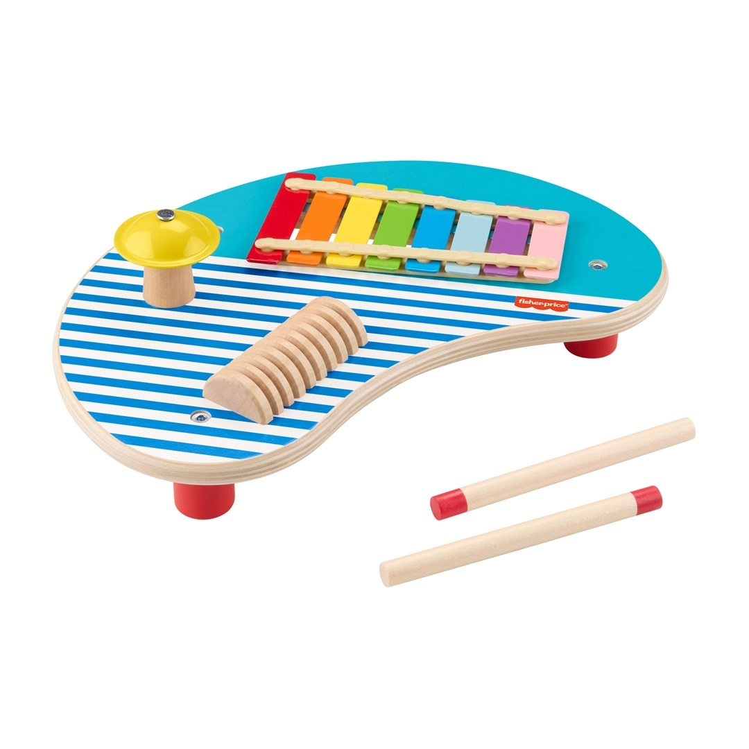 Fisher-Price Wooden Musical Table with Percussion