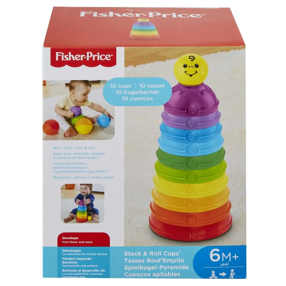 Fisher-Price Stack  Roll Cups 0746775053383 W4472