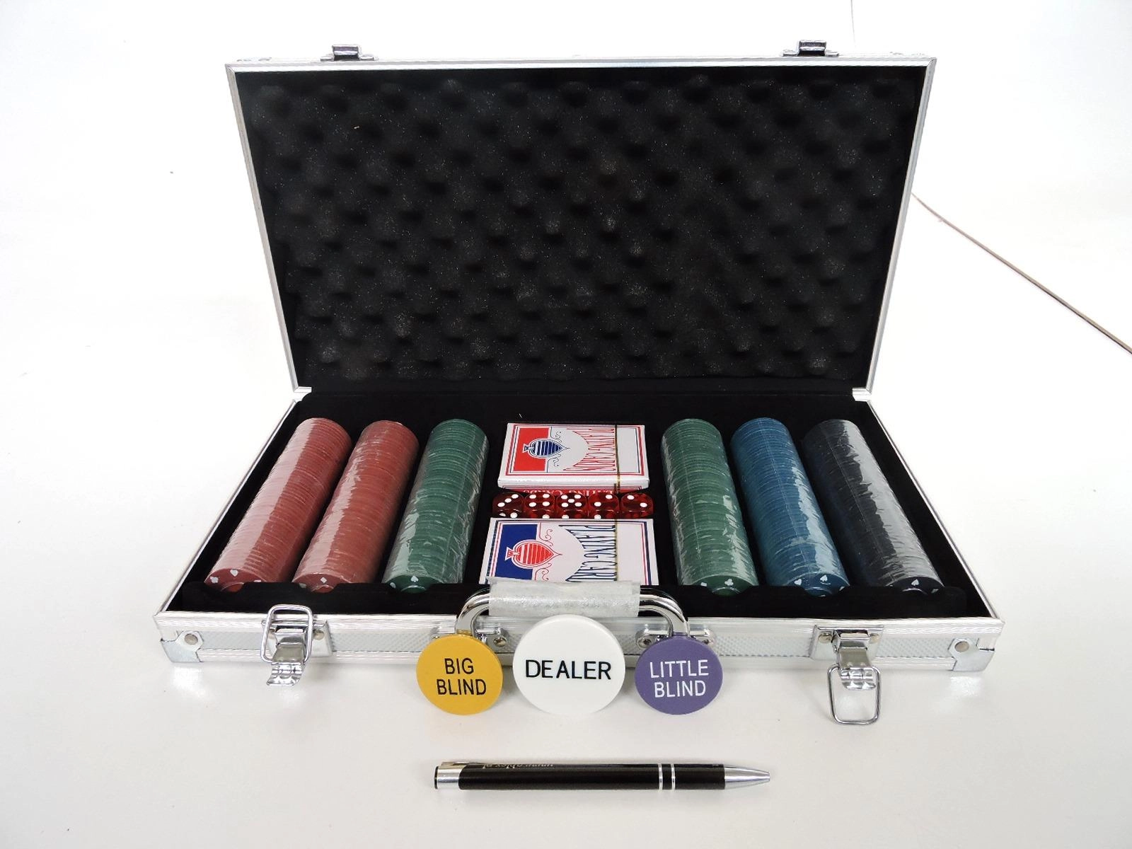 POKER SET  classic  300 chips  suitcase