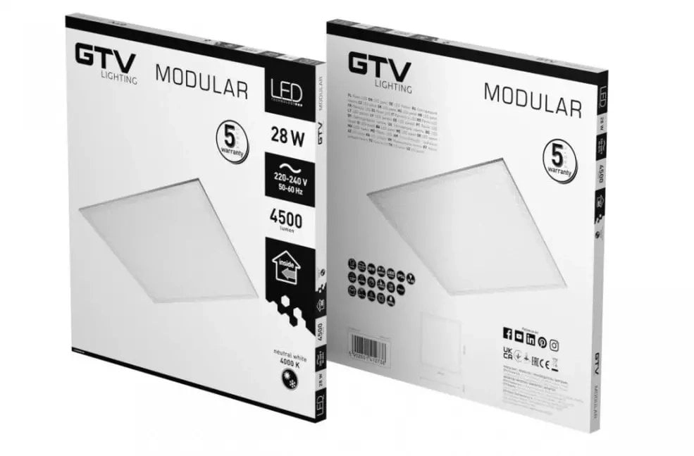 Panel LED MODULAR 28W 4500lm 4000K