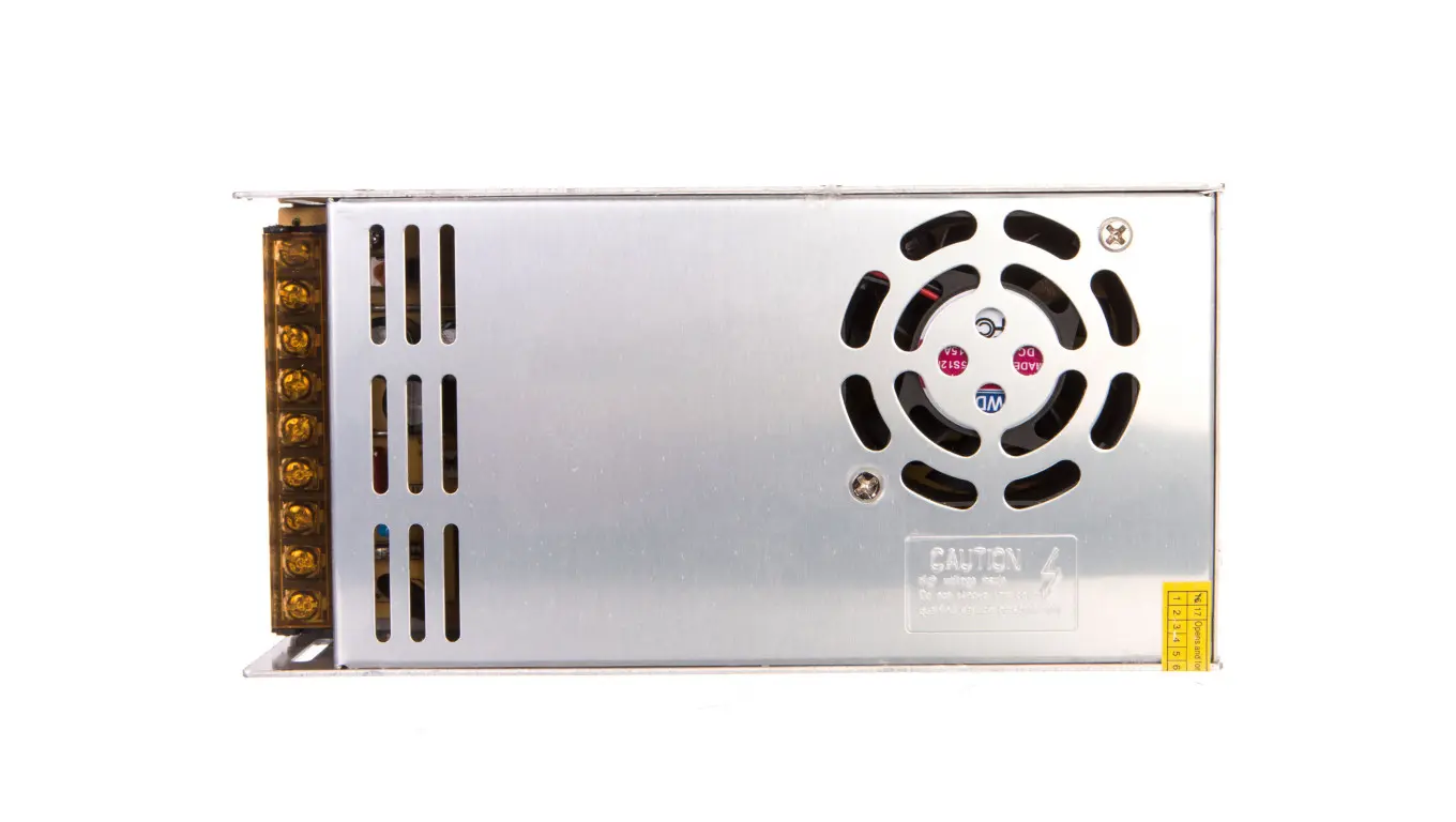 LED transformer we: 220V-240V~50Hz. wy: 12V
