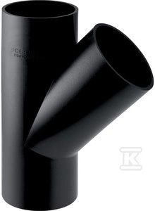 PE TEE BEVELED 45ST.D250/160 371
