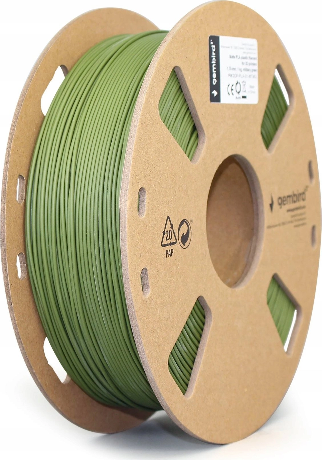Gembird PLA-filament 1.75mm Matte military