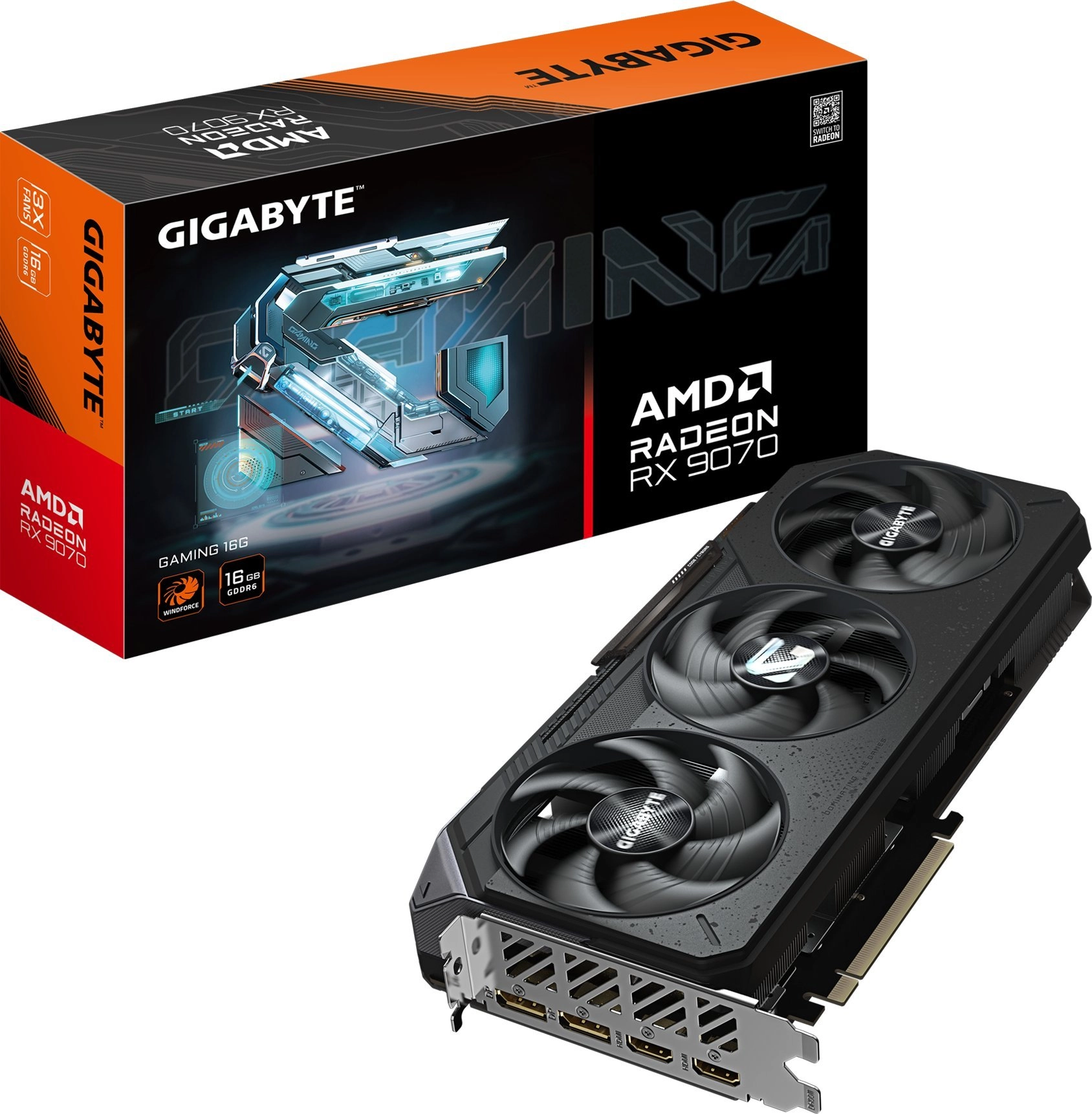 GIGABYTE Radeon RX 9070 GAMING 16GB