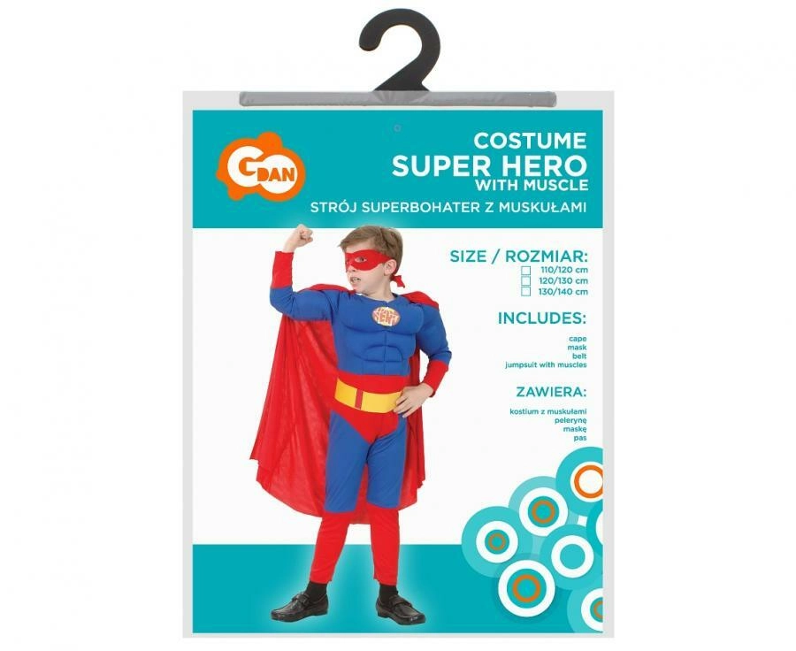 GoDan Superhero costume with muscles  size