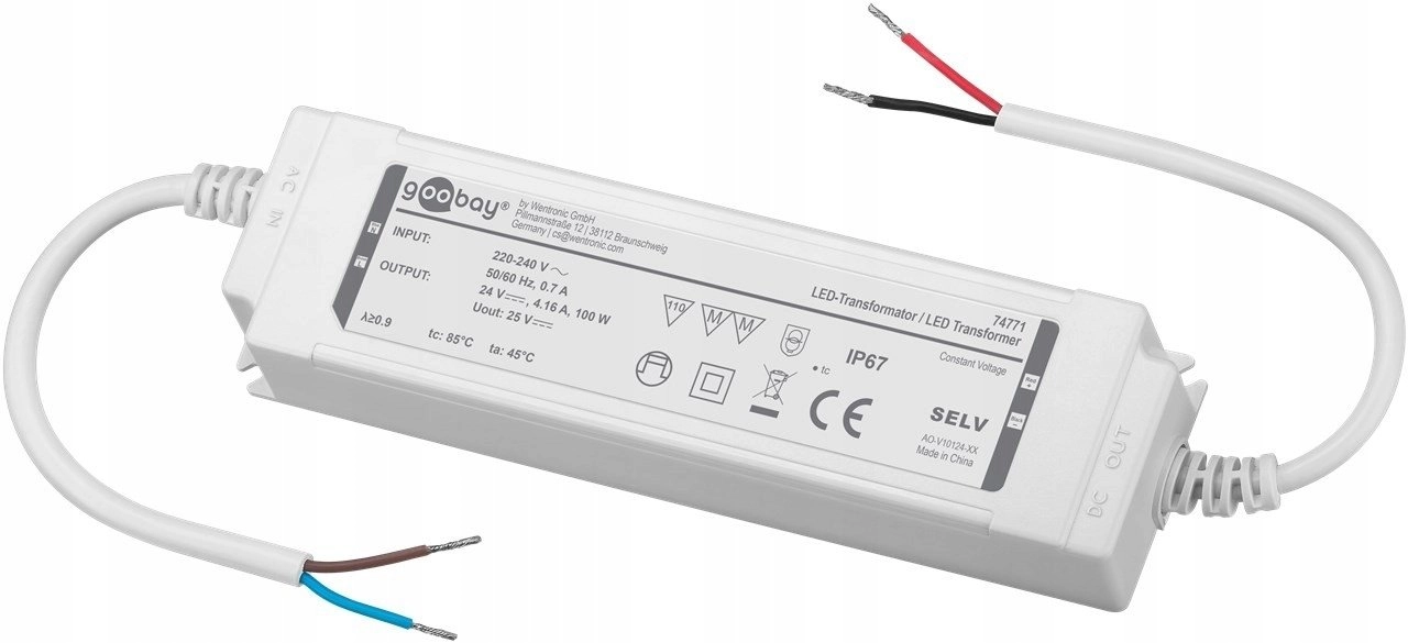 Transformator do LED 24 V (DC)