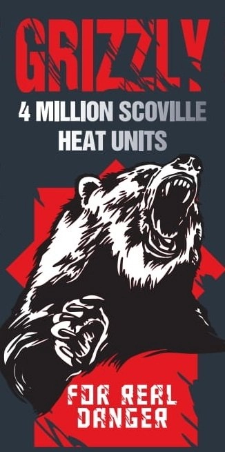 Pepper spray Grizzly 4 million scoville
