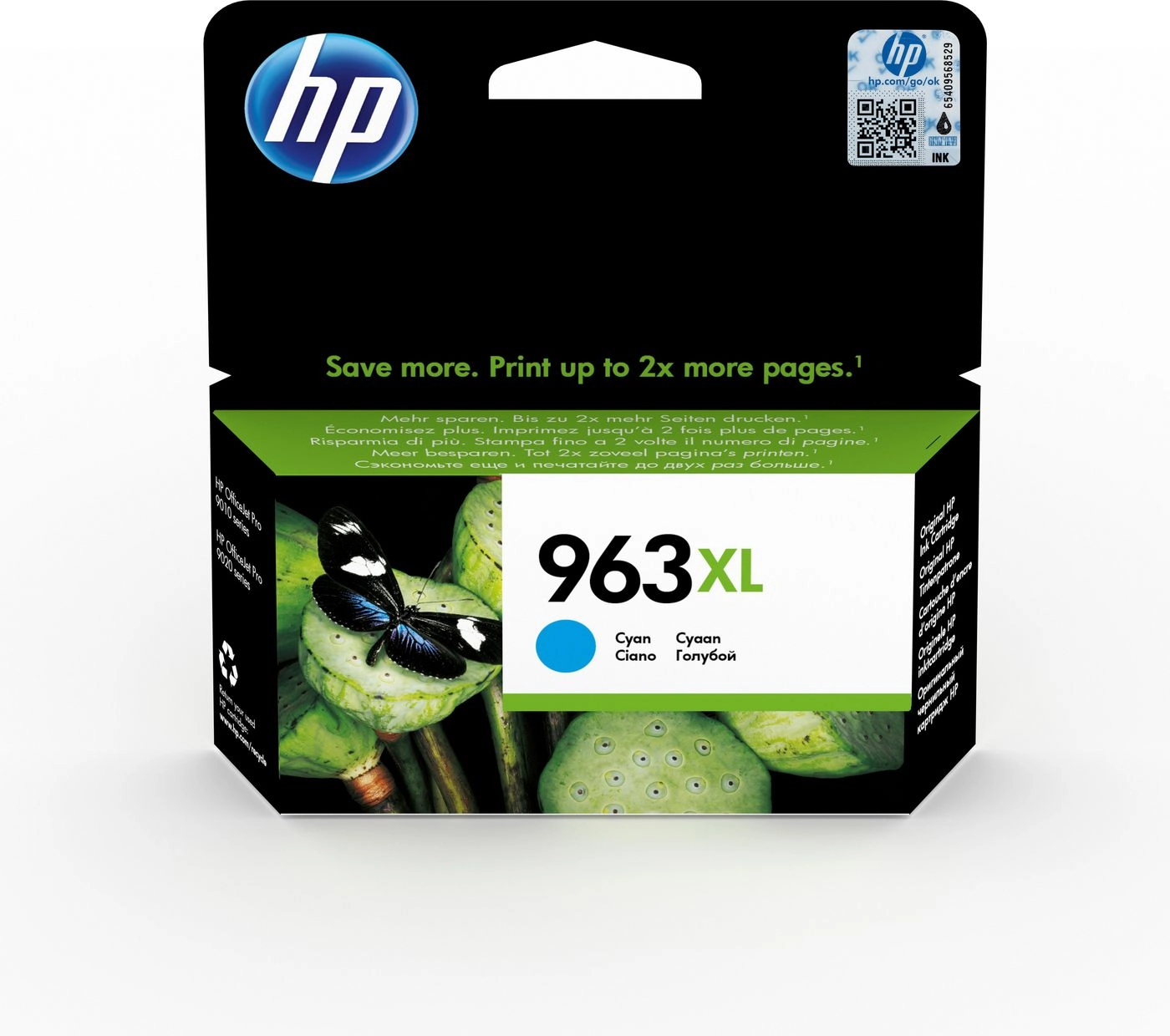 HP INK CARTRIDGE NO 963XL CYAN