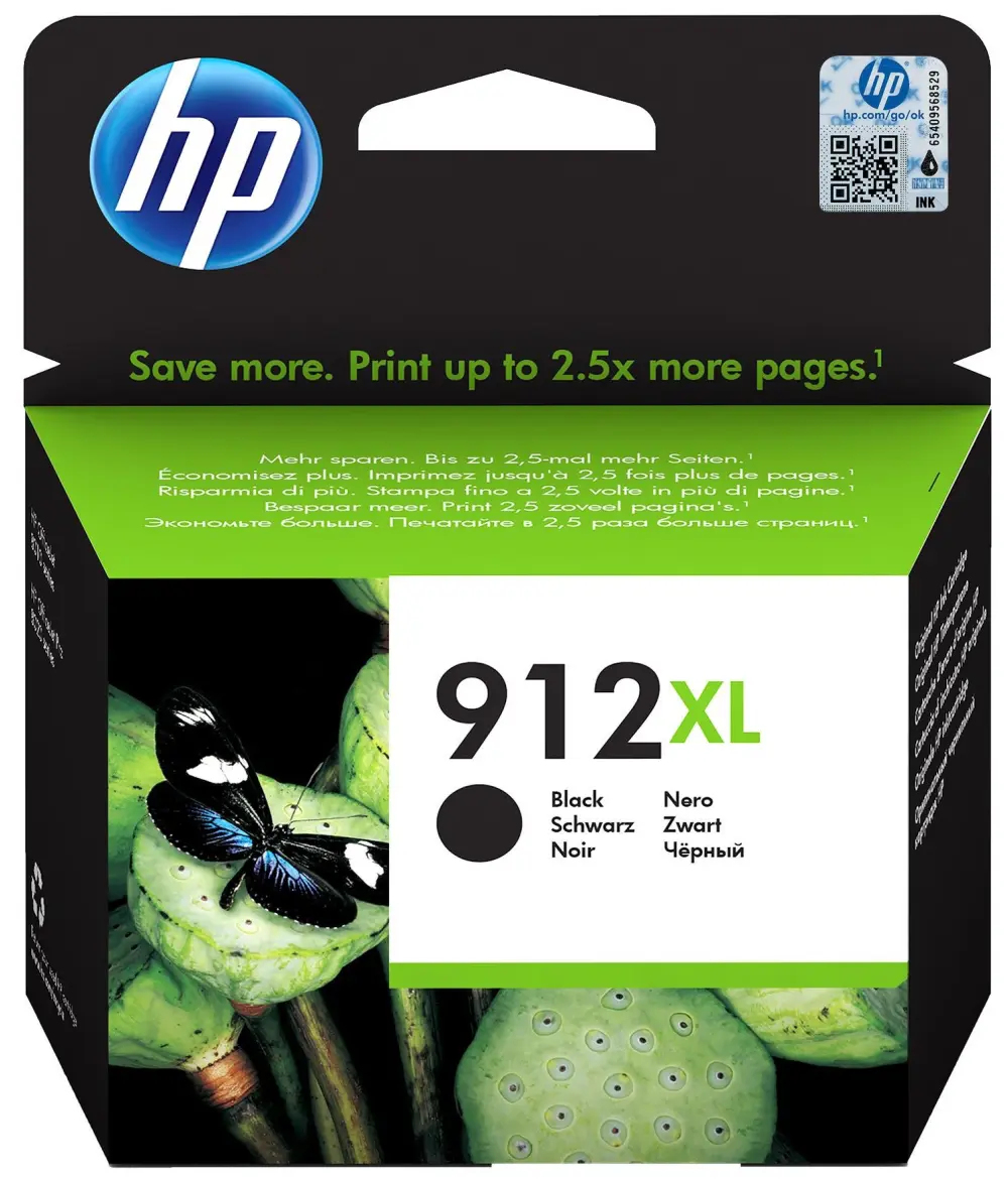 HP INK CARTRIDGE 912XL BLACK 3YL84AE