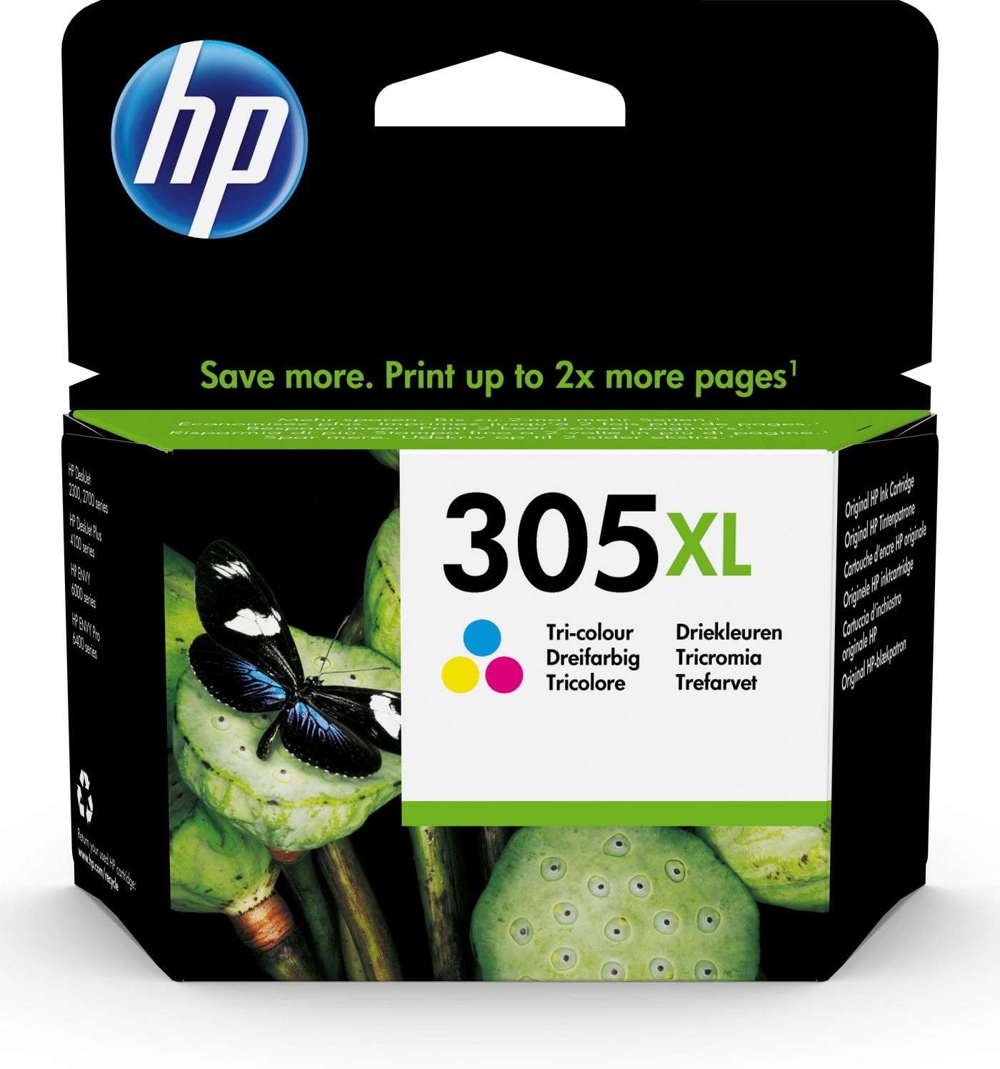 HP 305XL HIGH YIELD TRI-COLOR 162HP3YM63AE