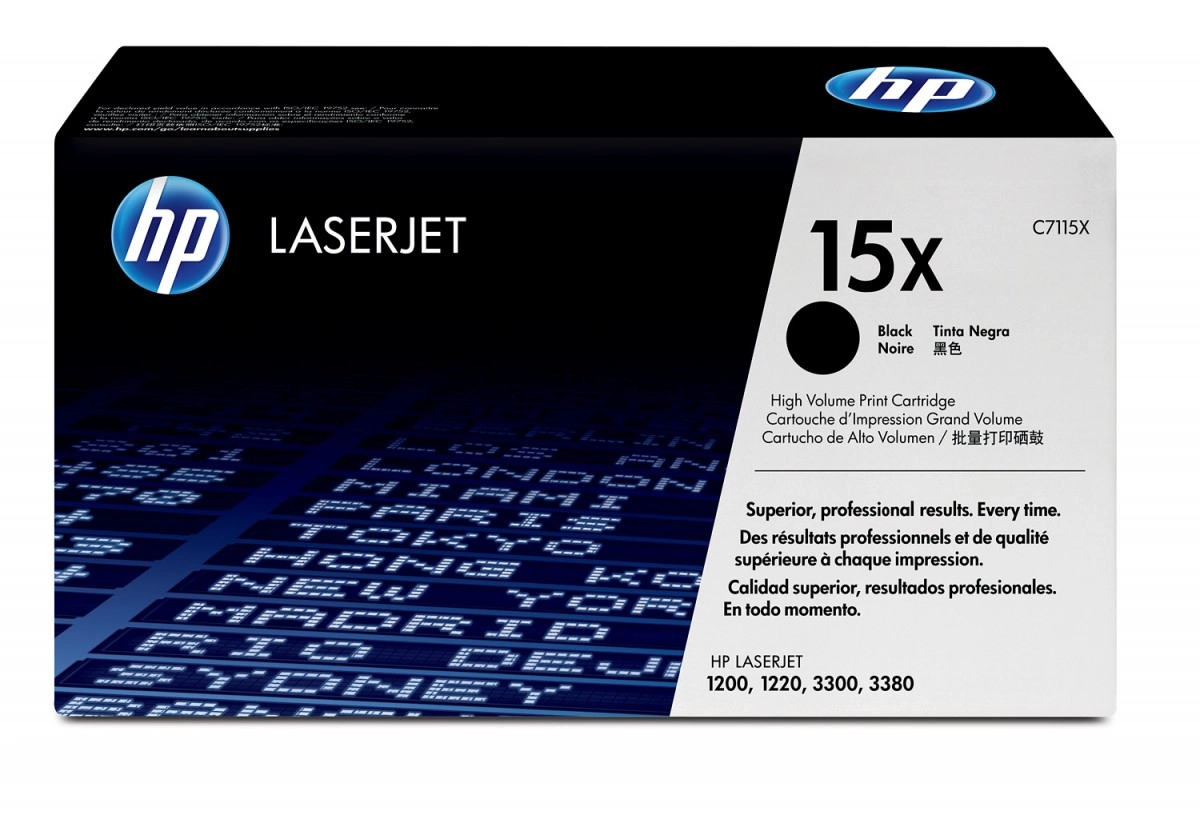 HP 15X LaserJet original toner cartridge