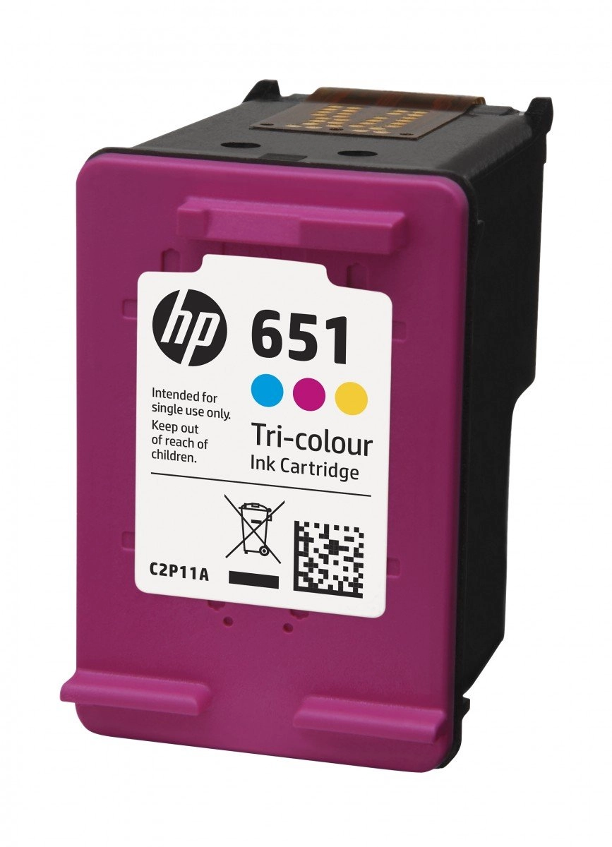 HP INK CARTRIDGE NO 651 TRI-COLOR