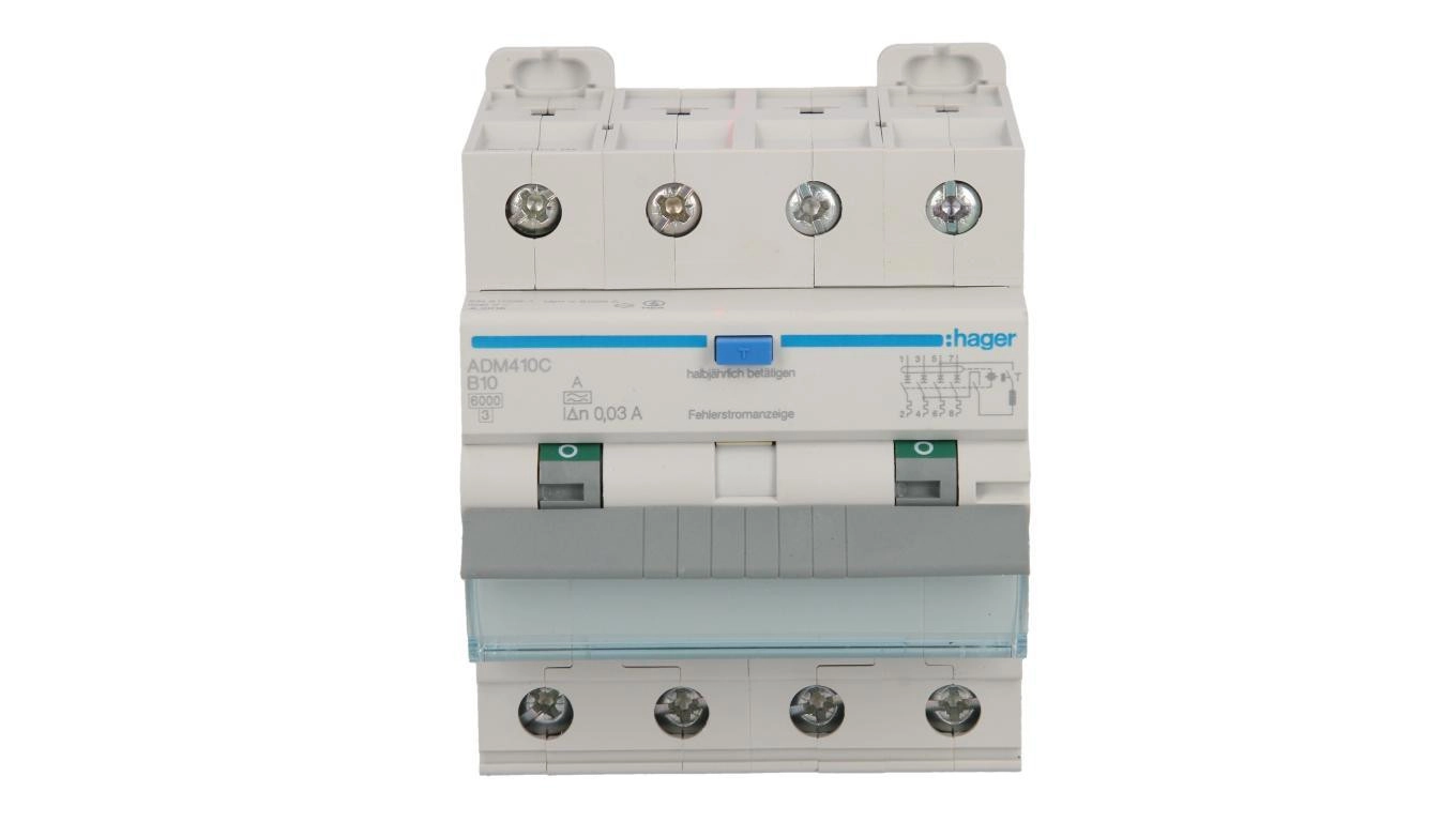 Hager Residual current circuit breaker 4P