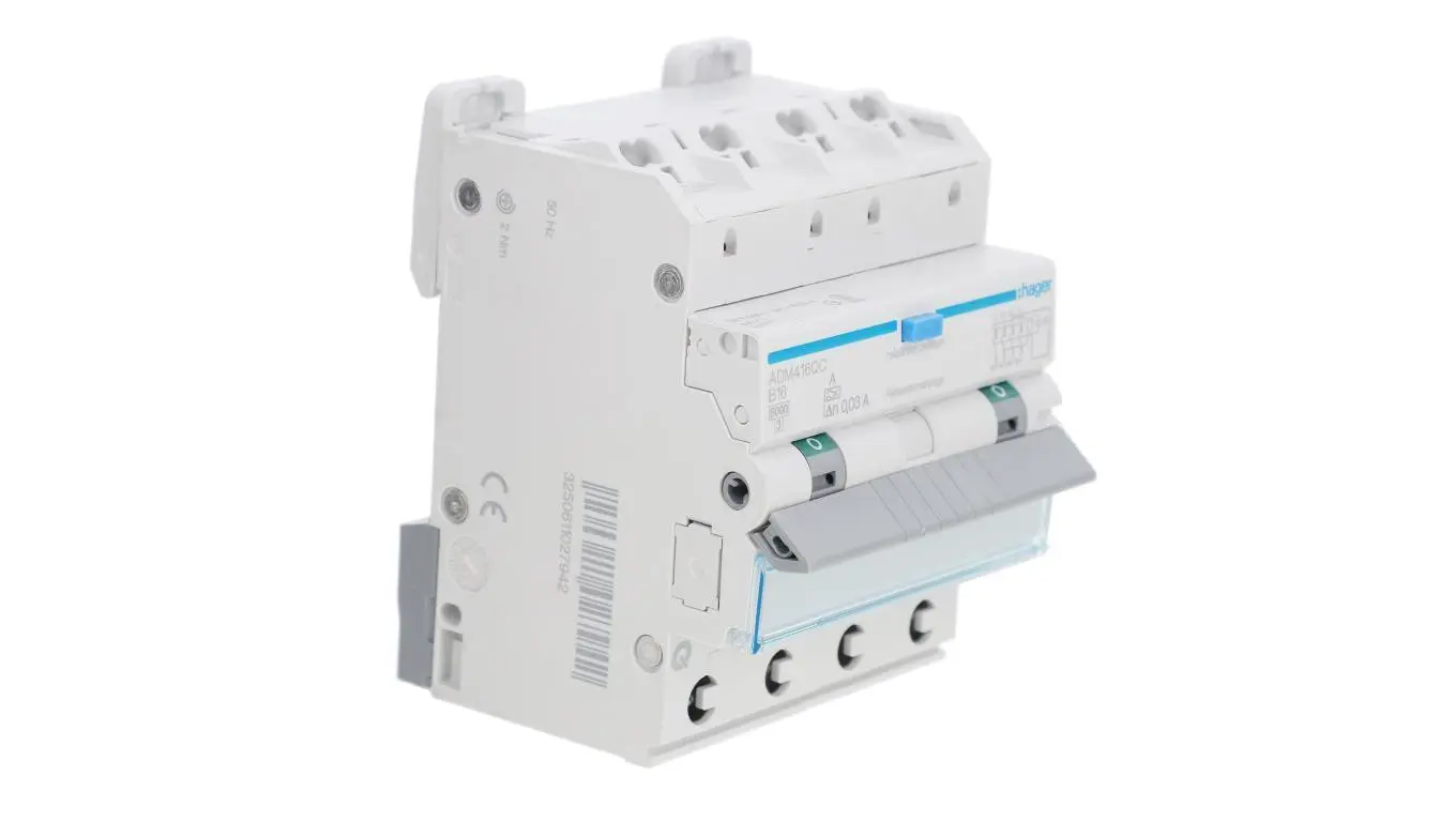 Residual overcurrent circuit breaker RCBO 4P