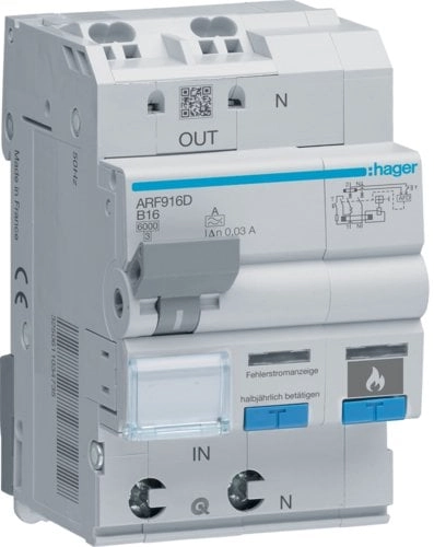 Spark detector with overcurrent and differential