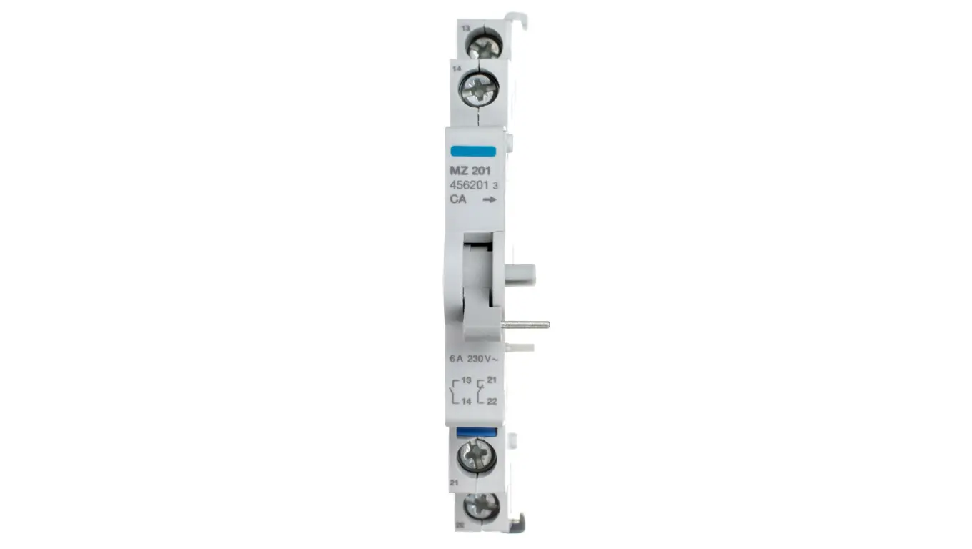 Hager auxiliary contact 6A 240V for