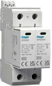 Surge arrester Type T1+T2 MOV 2P